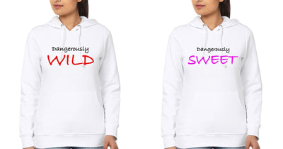 Wild sweet BFF Hoodies-FunkyTees - Funky Tees Club