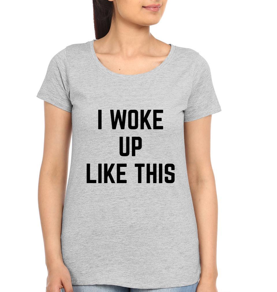 Woke Up Like This Sister Sister Half Sleeves T-Shirts -FunkyTees - Funky Tees Club