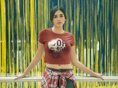 Off road Women Crop Top- FunkyTeesClub
