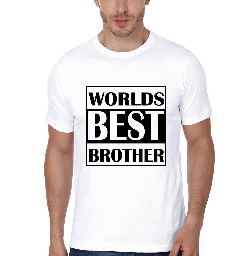 Worlds Best Brother-Sister Half Sleeves T-Shirts -FunkyTees - Funky Tees Club