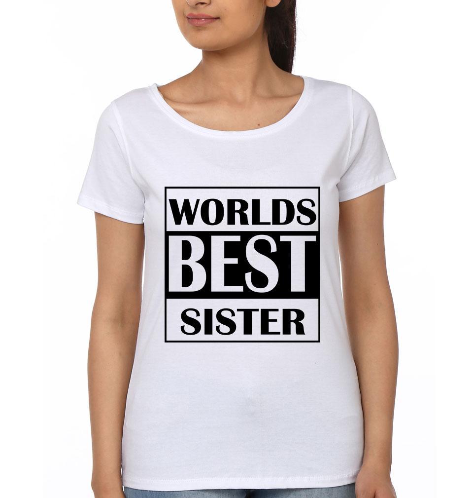 Worlds Best Brother-Sister Half Sleeves T-Shirts -FunkyTees - Funky Tees Club