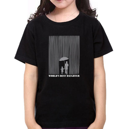 World's Best Dad Daughter Father and Daughter Matching T-Shirt- FunkyTeesClub - Funky Tees Club