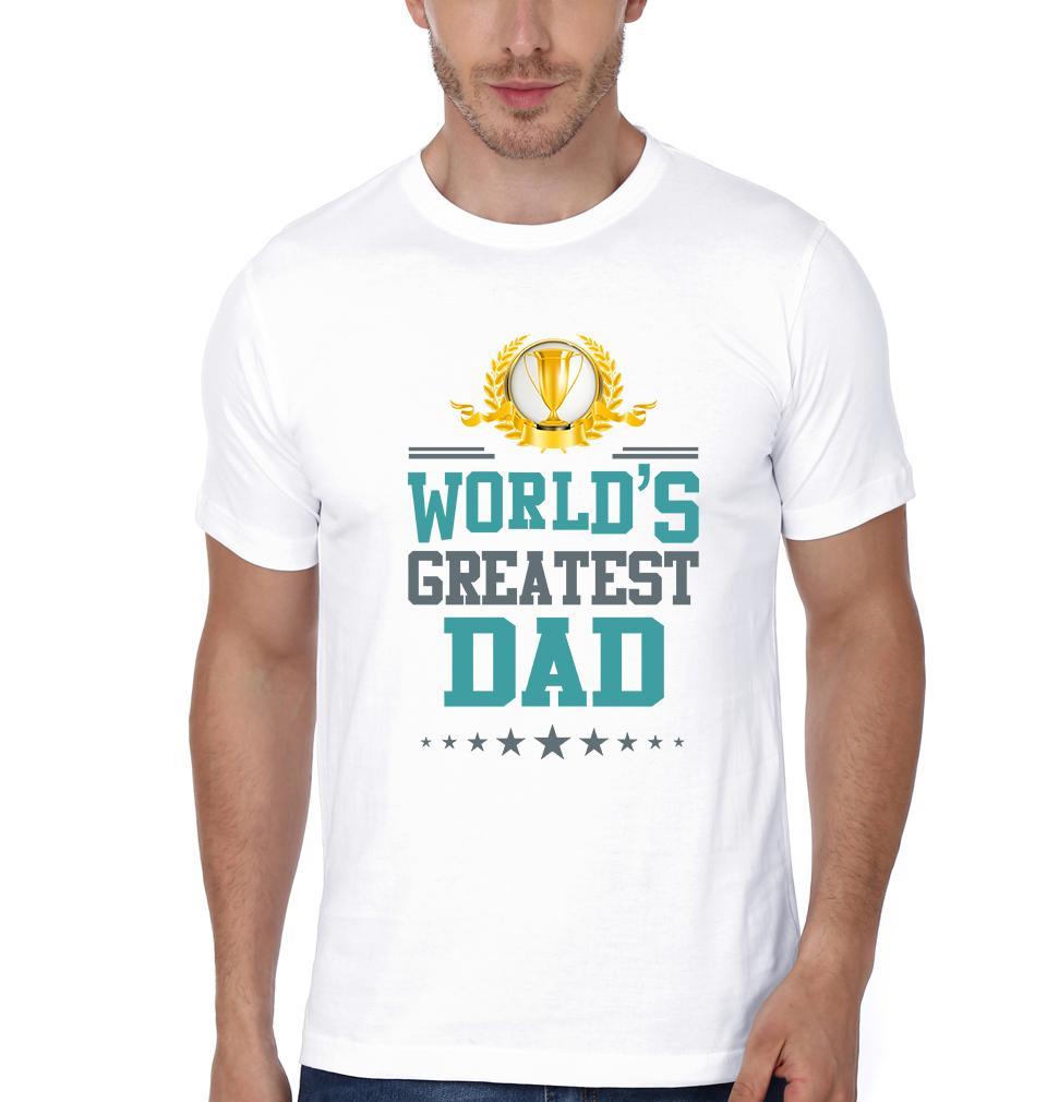 World's Greatest Dad World's Greatest Kid Father and Son Matching T-Shirt- FunkyTeesClub - Funky Tees Club