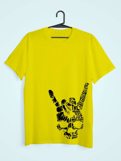 Yo Mens Half Sleeves T-shirt- FunkyTeesClub - Funky Tees Club