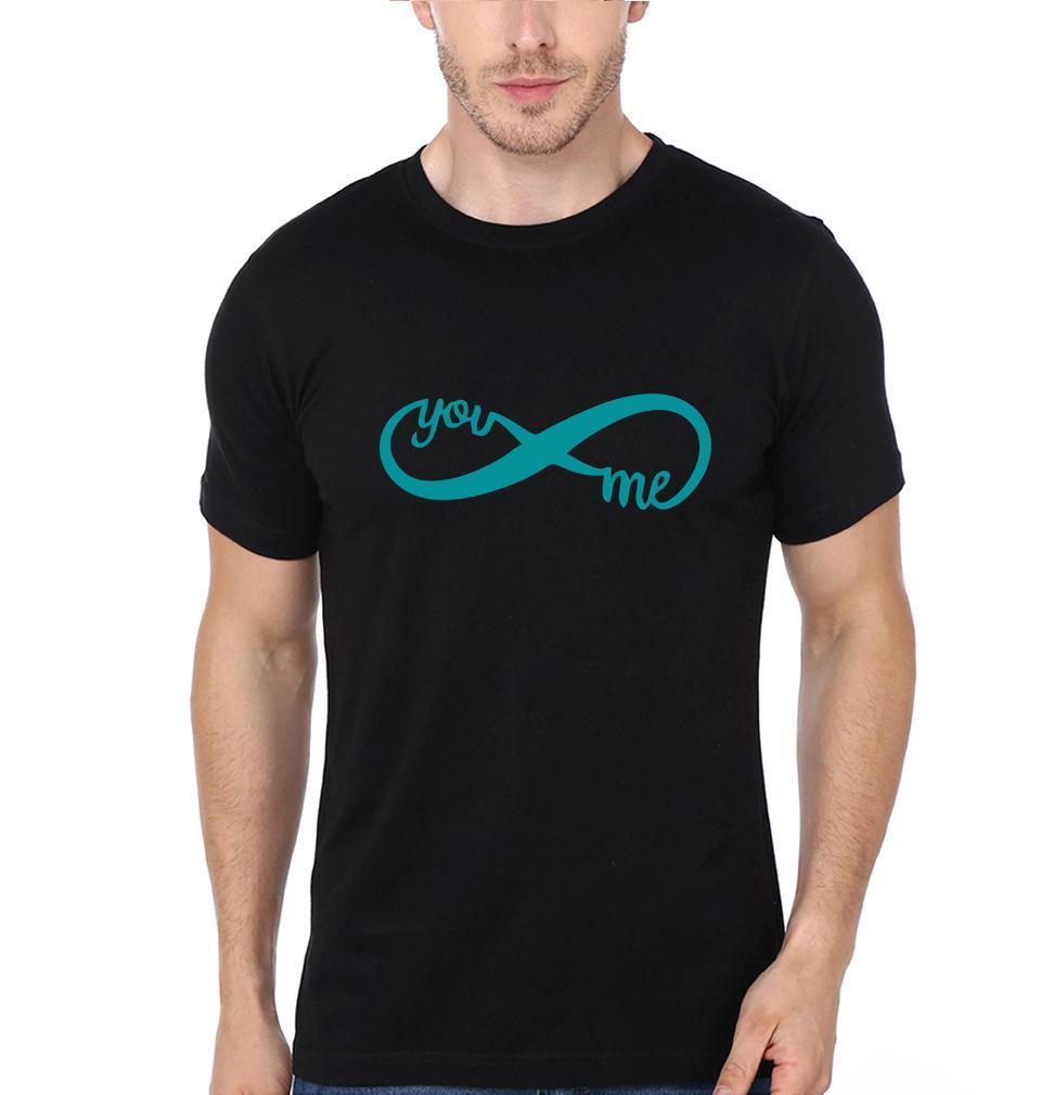 You And Me Couple Half Sleeves T-Shirts -FunkyTees - Funky Tees Club