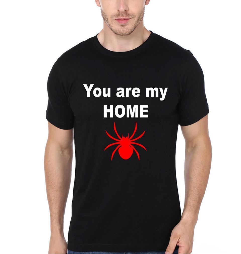 You Are My home You Are My Life Couple Half Sleeves T-Shirts -FunkyTees - Funky Tees Club