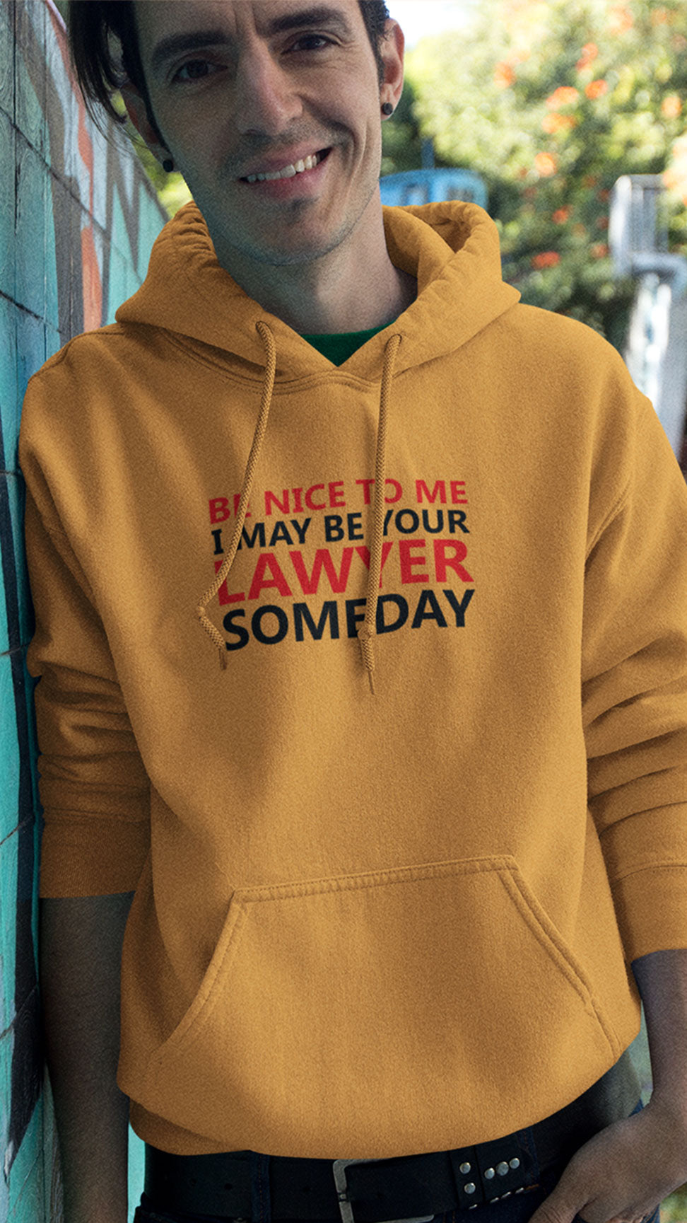 Be Nice To Me Lawyer  Men Hoodies-FunkyTeesClub