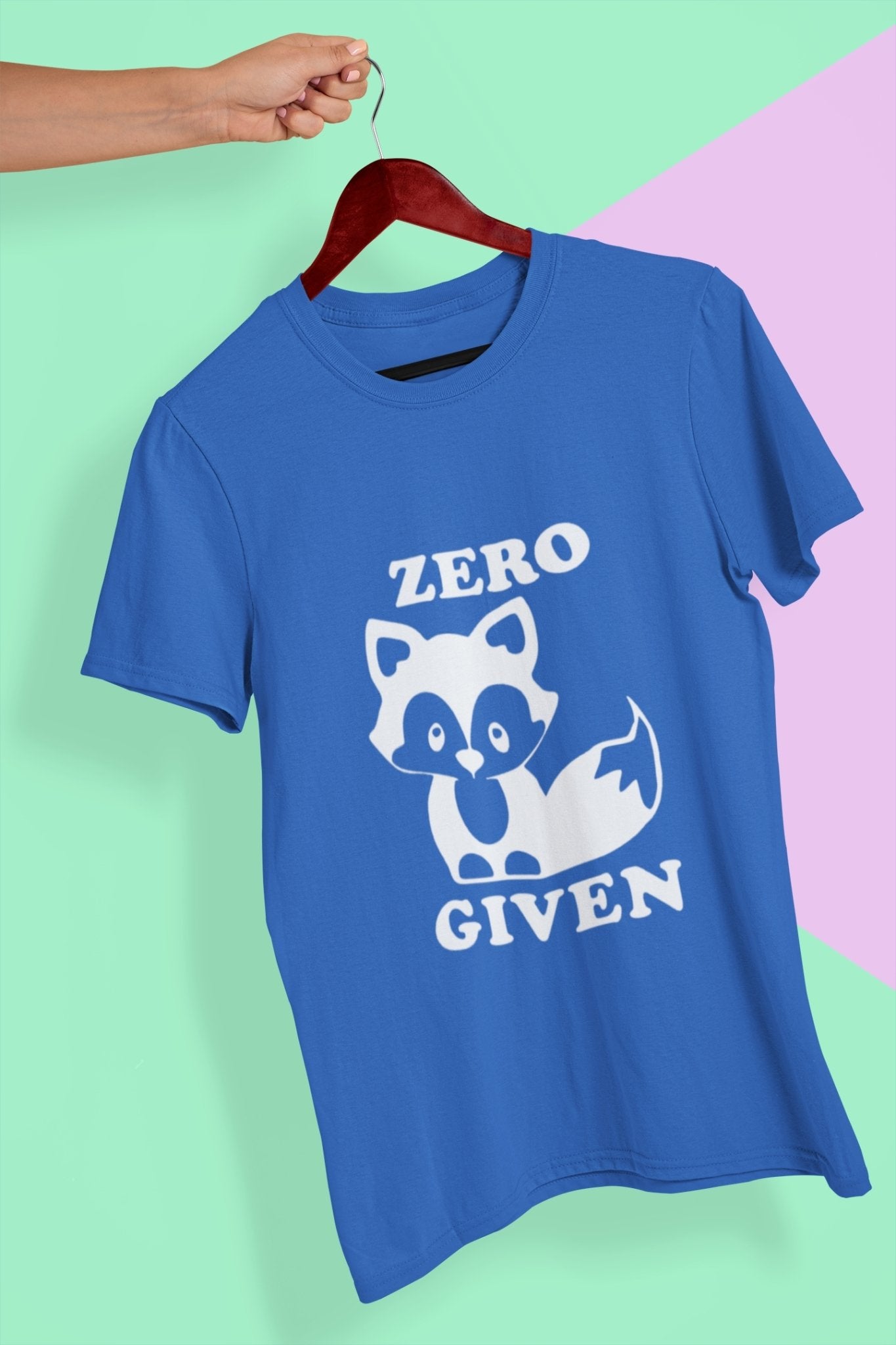 Zero Given Mens Half Sleeves T-shirt- FunkyTeesClub - Funky Tees Club
