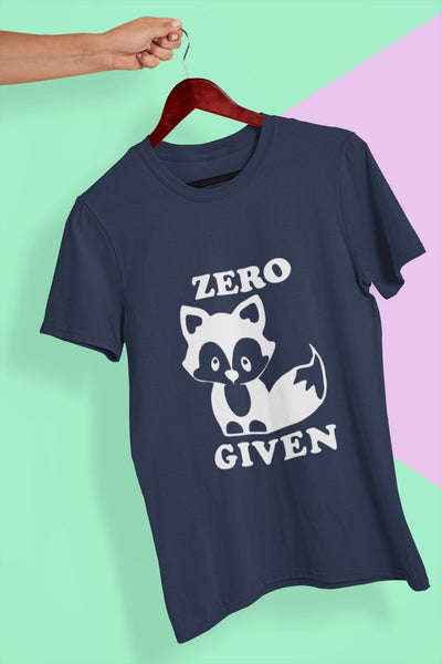 Zero Given Mens Half Sleeves T-shirt- FunkyTeesClub - Funky Tees Club