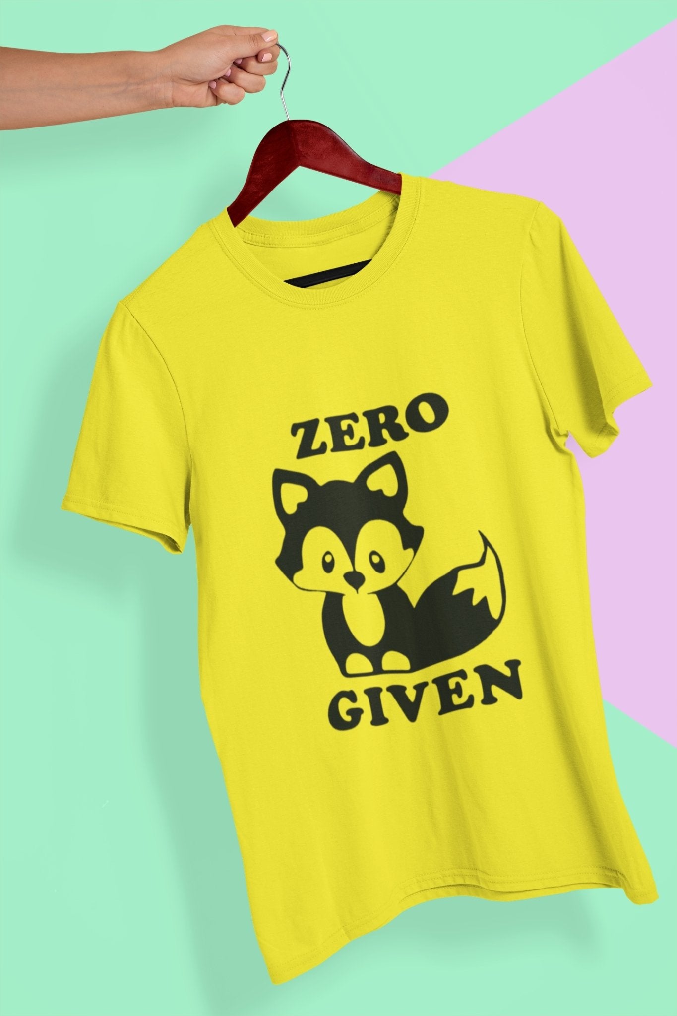 Zero Given Women Half Sleeves T-shirt- FunkyTeesClub - Funky Tees Club