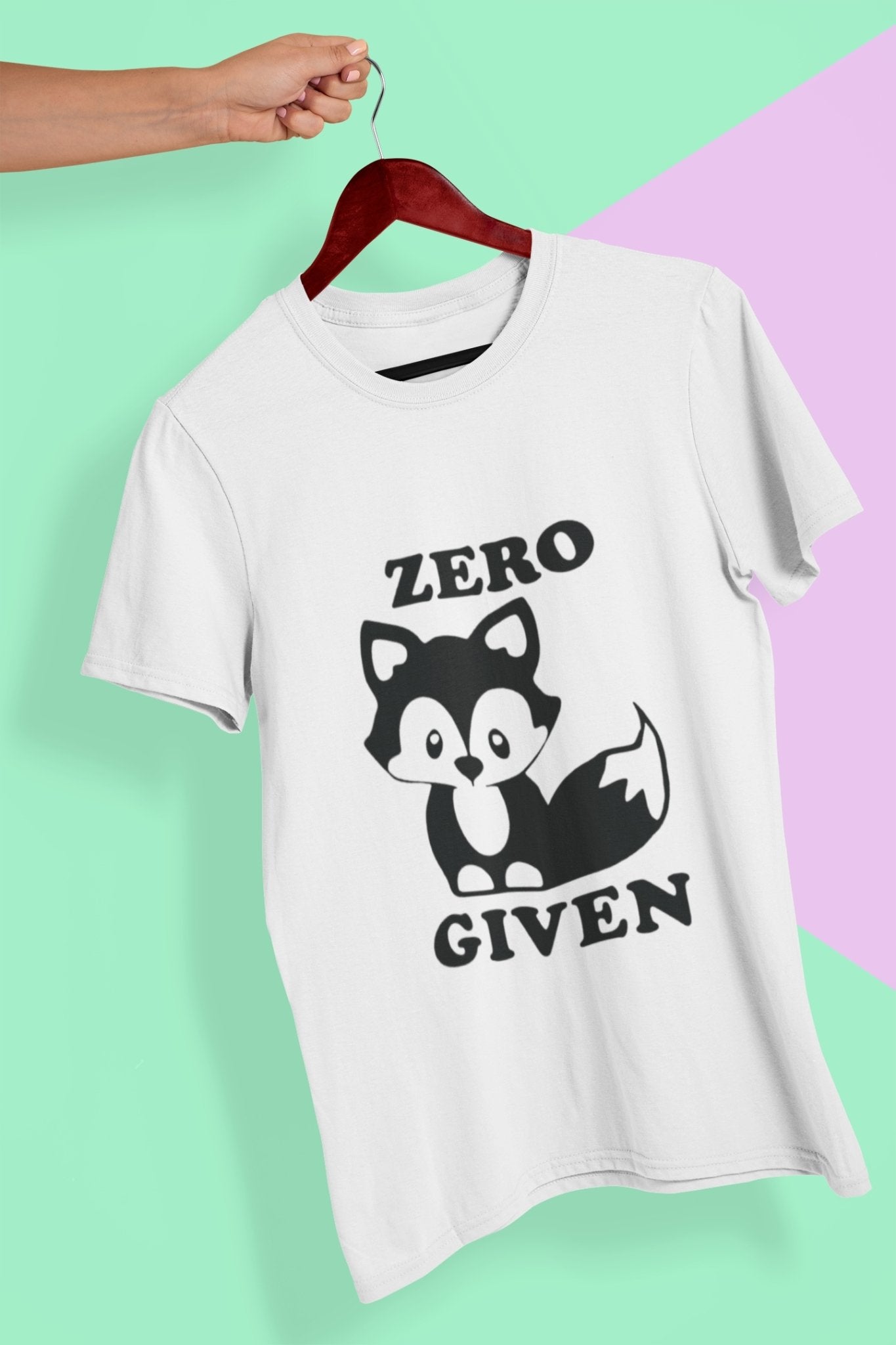 Zero Given Women Half Sleeves T-shirt- FunkyTeesClub - Funky Tees Club