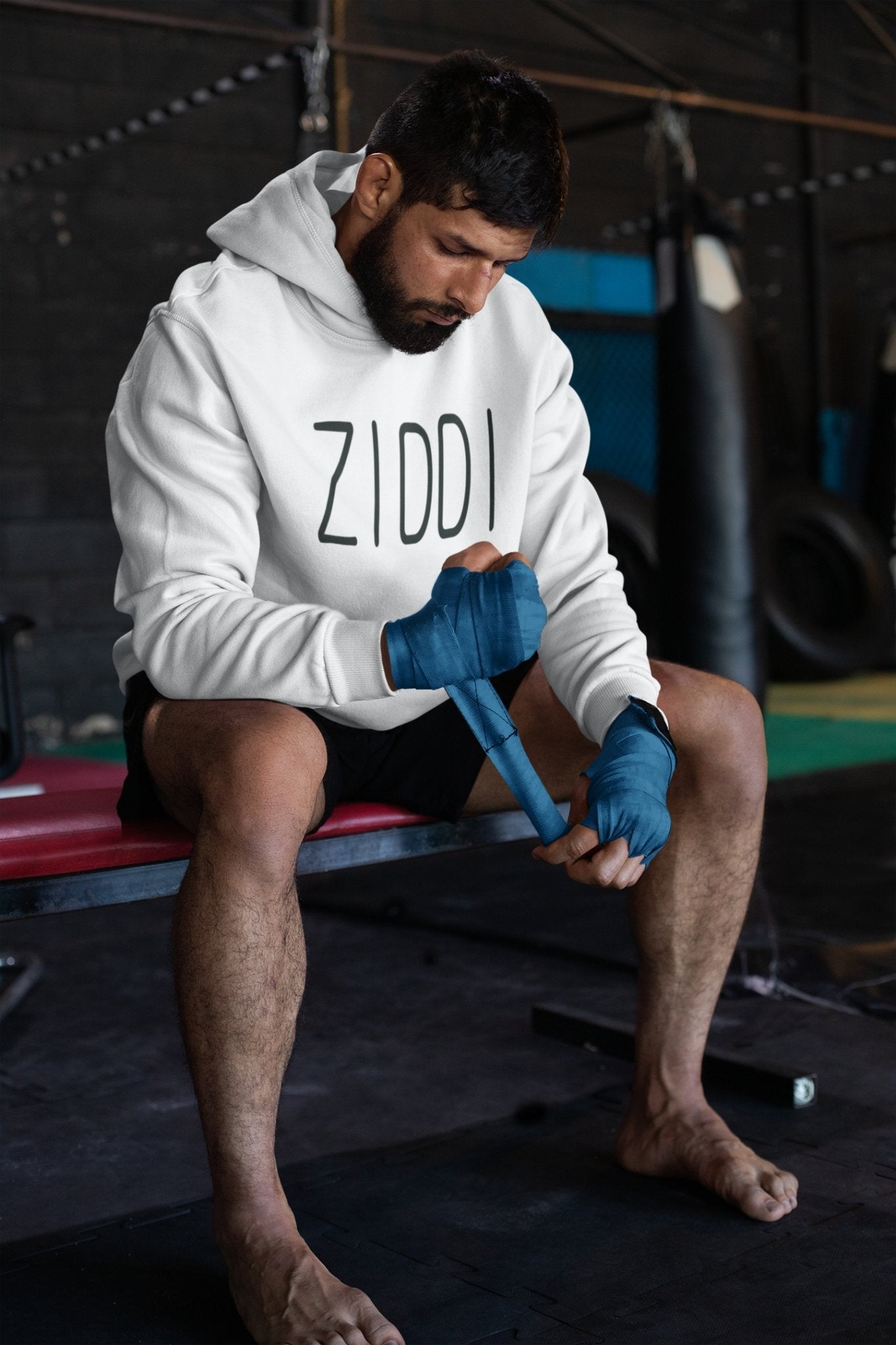 Ziddi Desi Men Hoodies-FunkyTeesClub - Funky Tees Club