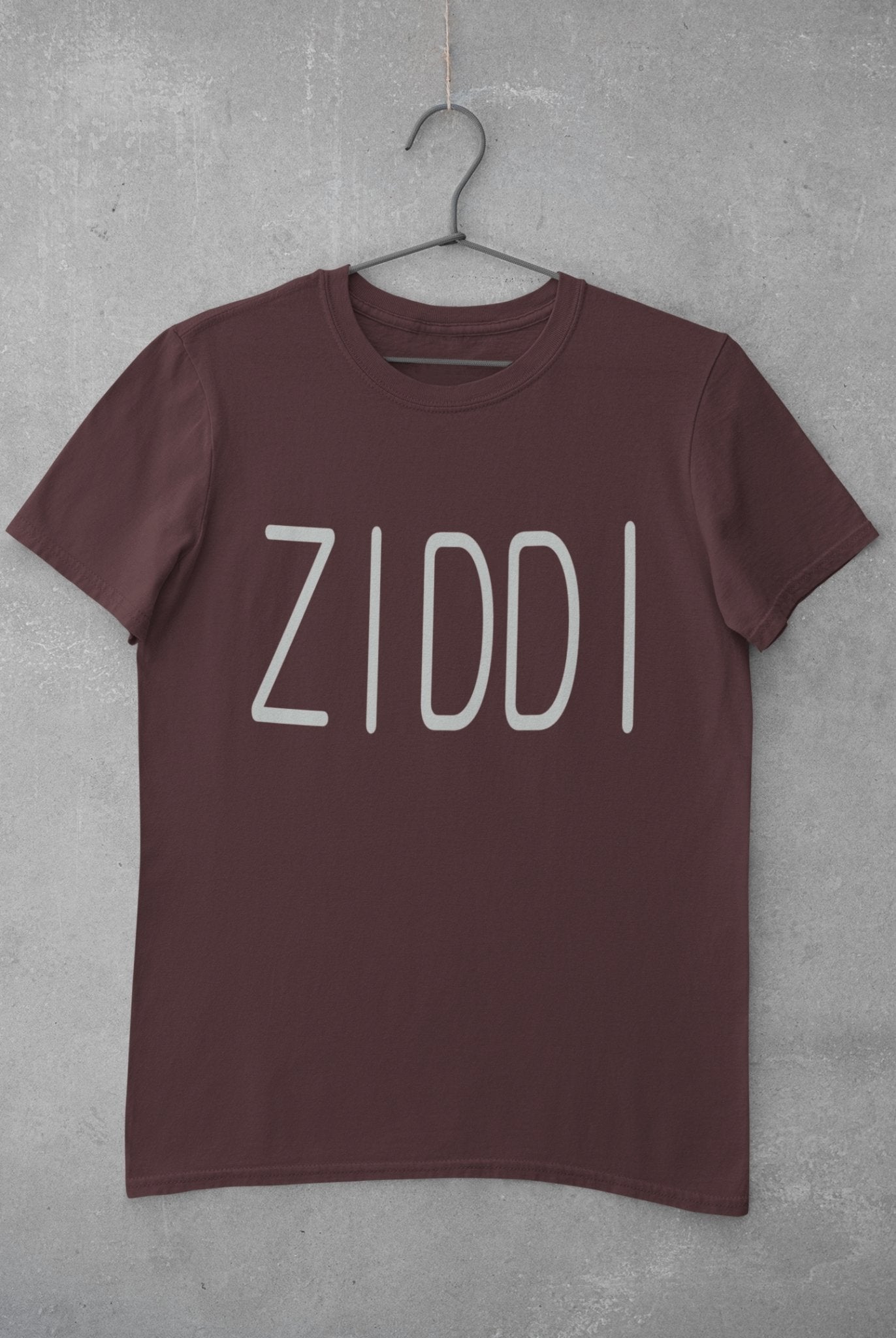 Ziddi Desi Mens Half Sleeves T-shirt- FunkyTeesClub - Funky Tees Club