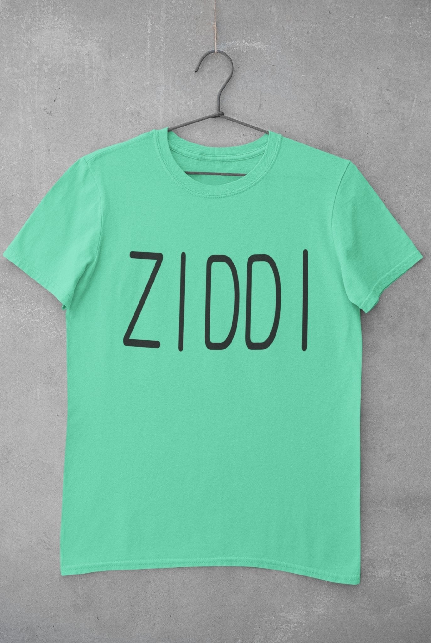 Ziddi Desi Women Half Sleeves T-shirt- FunkyTeesClub - Funky Tees Club