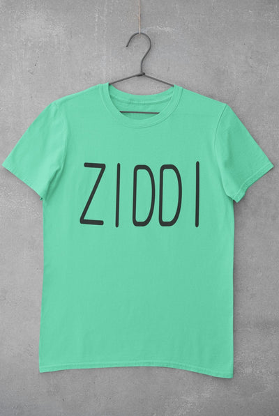 Ziddi Desi Women Half Sleeves T-shirt- FunkyTeesClub - Funky Tees Club
